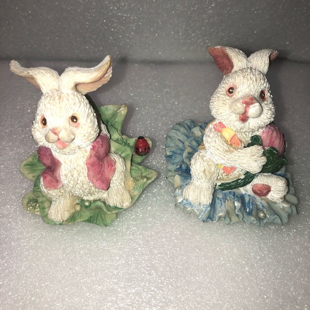 Vintage Easter bunny set